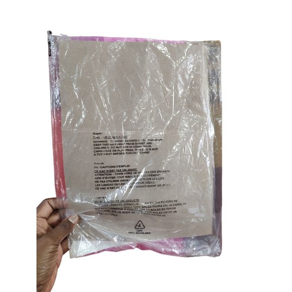 90's Vintage Deadstock Shadowline Nylon Pink with Lace Night Gown - Picture 6 of 12